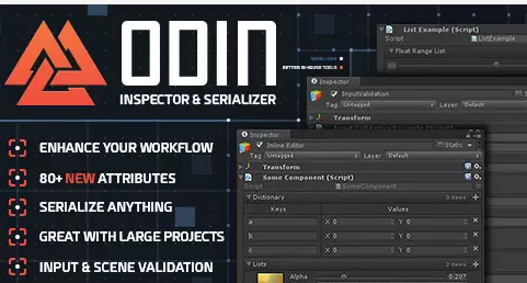 Unity - Odin Inspector and Serializer 2.1.9 Crack Download