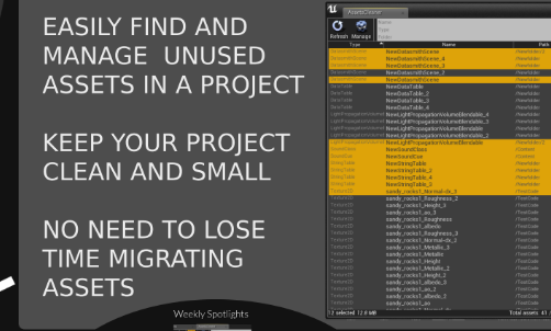 UE4 Assets Cleaner Project Tool Crack Download