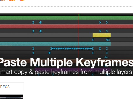 aescripts Paste Multiple Keyframes 2.0.7 Crack Download