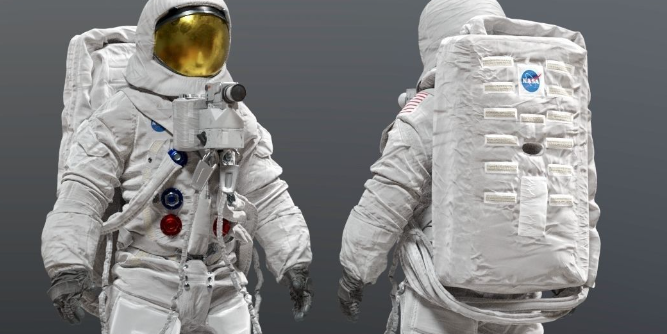 Albin Apollo 11 Space Suit Rigged Model Crack