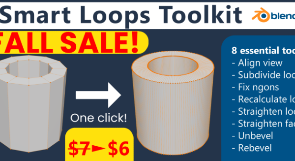 Blender 3.1 Smart Loops Toolkit v1.0.2 Crack Download