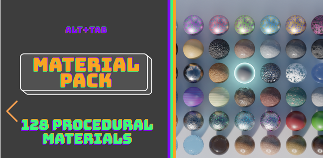 Blender 3.2 Alt Tab 128 Materials Asset Pack Crack Download