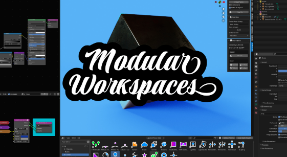 Modular Workspaces for Blender v1.2.0 Crack Download