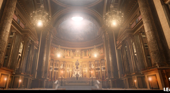 Unreal Engine 4.27 Church Cathedral Interior Environment Crack Download