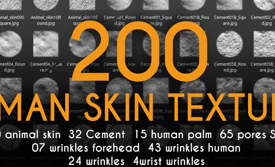 ArtStation 200 Human Skin Textures Crack Full Download - AeBlender