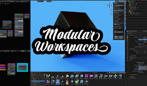 Blender 3.2+ Modular Workspaces v1.4.0 Crack Download