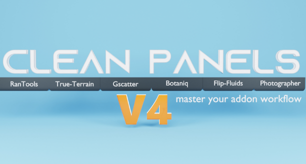 Blender 3.0+ Clean Panels v4.0.1 Crack 2023 Download