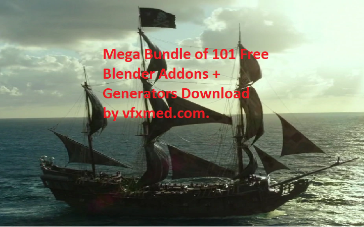 Mega Bundle of 100 Free Blender Addons + Generators Download