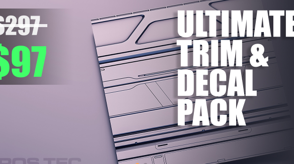 Blender 3.1+ Ultimate Trim Sheet & Decal Pack Crack Download