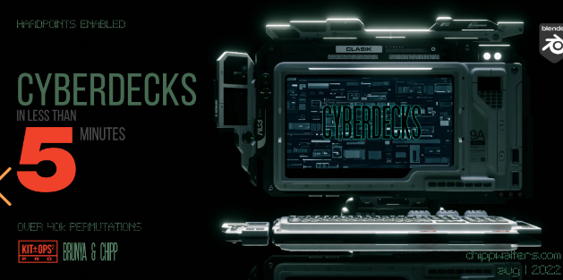 Blender Kit Ops Cyberdecks KPack Crack Download