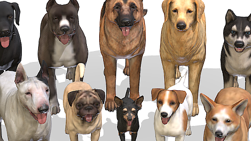 SketchFab DOGS BIG PACK Models Crack Download