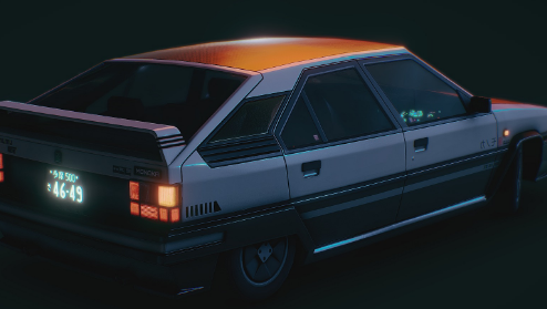 SketchFab Futuristic 1980's Hatchback Model Crack Download