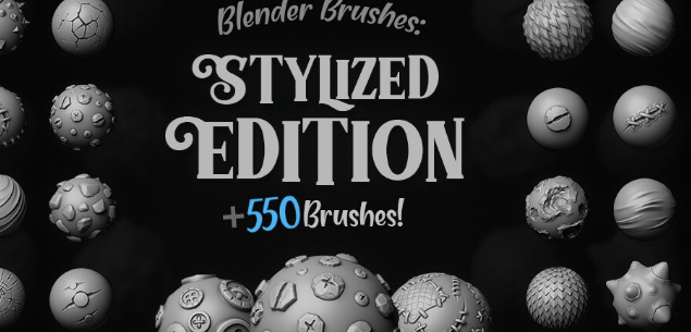 550+ Blender Brushes Stylized Edition 4K Crack Download