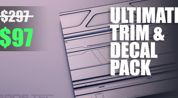 Blender 3.1+ Ultimate Trim Sheet & Decal Pack 2.5 COMPLETE Crack Download