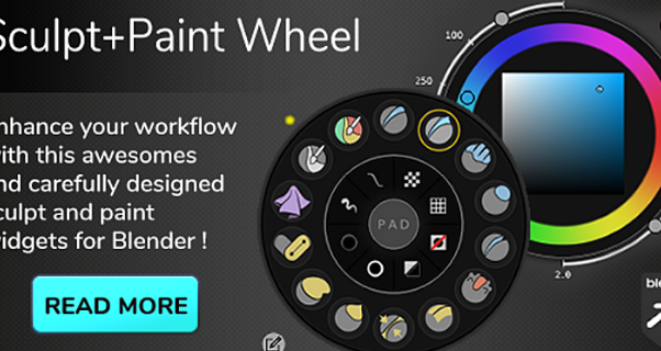 Blender 3.4 Sculpt-Paint Wheel v3.0.1 Crack Update Download