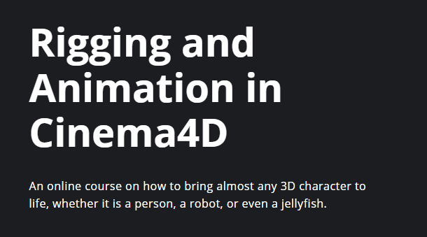 Motion Design Rigging & Animation in Cinema4D Course Download