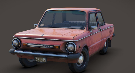 SketchFab 1980 ZAZ Zaporozhec