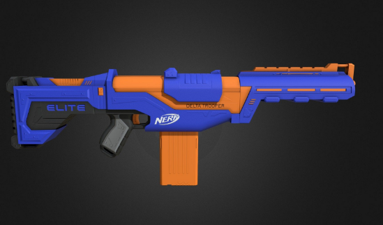 SketchFab Blaster Nerf Model Crack Download