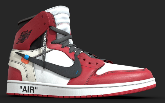 SketchFab Jordan 1 Off White Chicago Model Crack Download