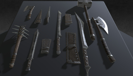 SketchFab Medieval Weapons set02 Model Crack Download