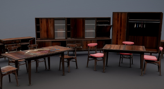 SketchFab Soviet Furniture Collection Vol.1 Dark Model Crack Download