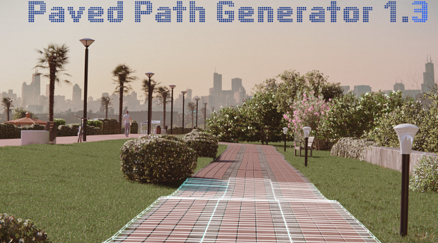 Blender 3.0+ Paved Path Generator 1.3 Crack Updated Download