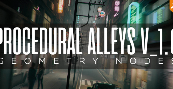 Blender 3.4+ Procedural Alleys v1.5 Crack Download