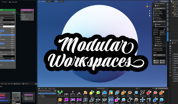 Blender 3.5 Modular Workspaces Addon v1.5 Crack Update Download