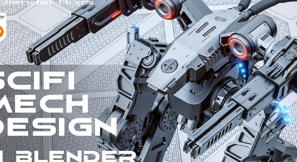 BlenderBros - Scifi Mech Design In Blender Course FREE Download