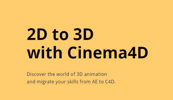 Motion Design School - 2D to 3D with Cinema 4D Free Course Complete Download