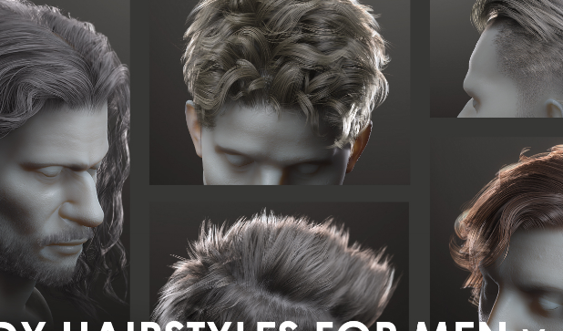 Reallusion Trendy Hairstyles For Men Vol.1 Full Download