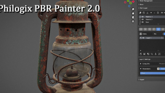 Blender 3.0+ Philogix Pbr Painter - Pro v3.1.2 Crack 2023 Download