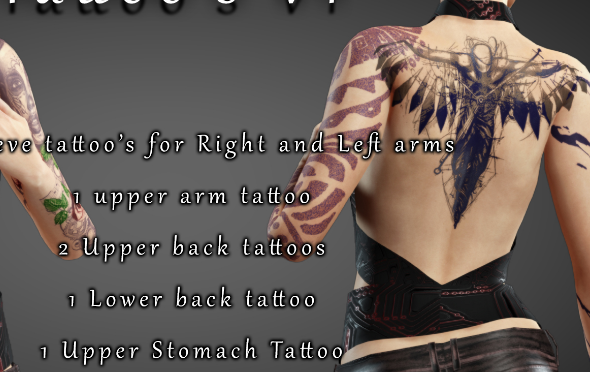 Reallusion Tattoo’s V1-SkinGen 11 Pack Crack Download