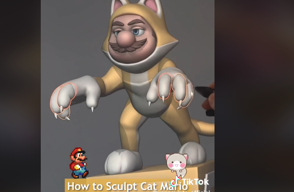 YanSculpts - Mario Cat Sculpting Full Tutorial FREE Download