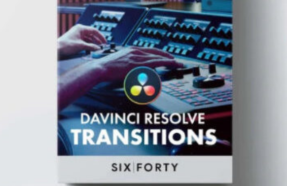 640studio – 40 Transitions Pack for Davinci FREE Download