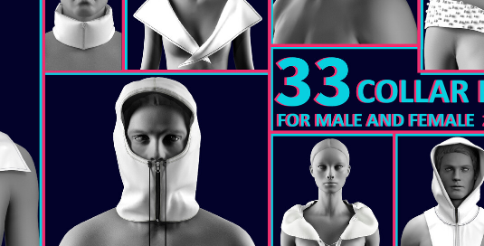 ArtStation 33 COLLAR BASEMESH Pack Crack 2023 Download