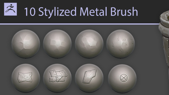 ArtStation Stylized Metal Brush 2023 Crack Download