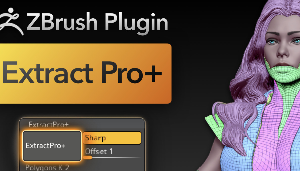 ArtStation ZBrush Plugin Extract PRO+ Crack 2023 Download