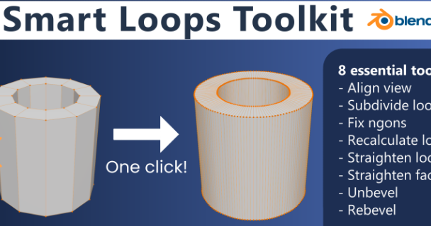 Blender 2.9+ Smart Loops Toolkit v1.0.4 Crack 2023 Download