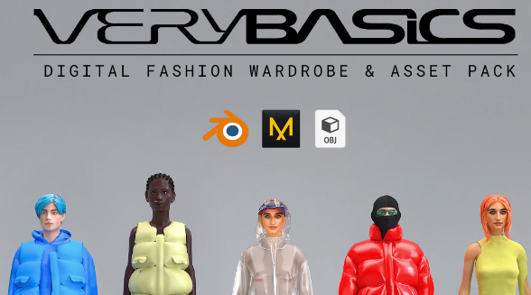 Gumroad Digital Fashion - VERYBASICS Asset Pack Crack Download