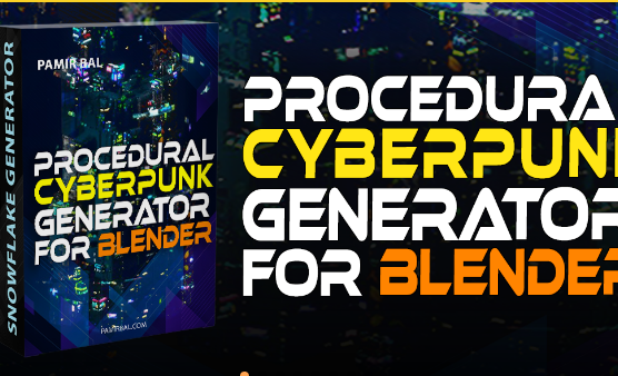 Procedural One Click Sci-Fi Cyberpunk Effect Generator For Blender Download