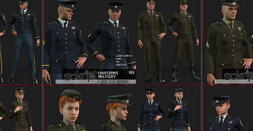 Reallusion Combo Sckript Uniforms Military Officers Crack Download