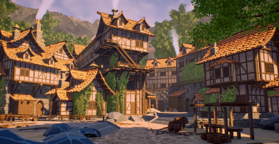 Unreal Engine 5.1 - Modular Medieval Town Crack Download