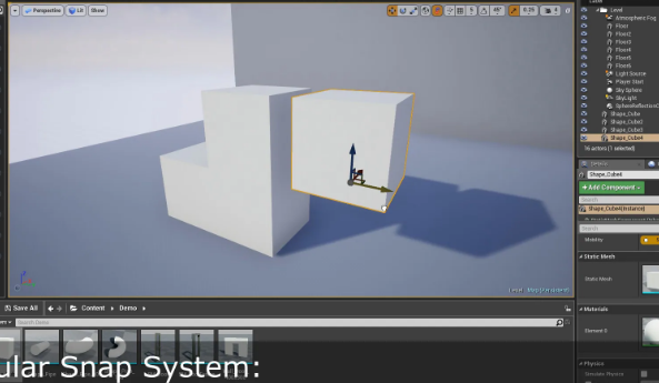 Unreal Engine 5.1 - Modular Snap System Complete Download