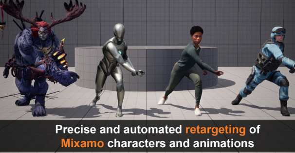 UnrealEngine 5.1 Mixamo Animation Retargeting 2 FREE 2023 Download