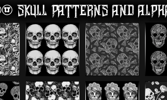 ArtStation - 100 Skull Patterns And Alphas Crack Download