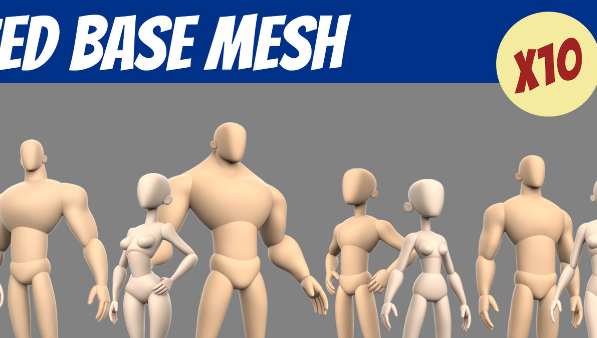 ArtStation - Stylized Basemesh Collection Crack 2023 Download