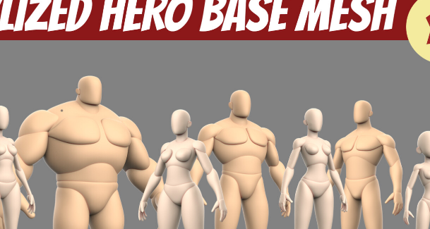 ArtStation – Stylized Hero Basemesh Collection Crack 2023 Download