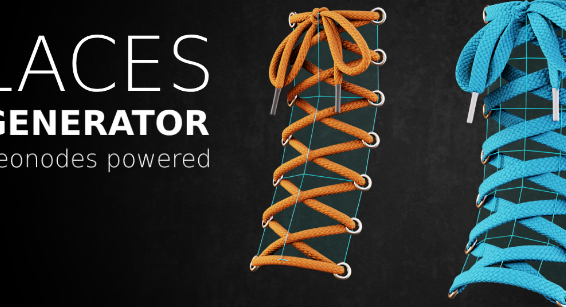 Blender 3.5 Laces Generator v1 Free 2023 Download