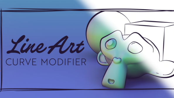 Blender 2.8+ Line Art Curve Modifier v1.1 Crack Download